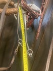 Complete Western Headstall Bridle Leather Hackamore Barrel Reins Horse Tack — photo 6