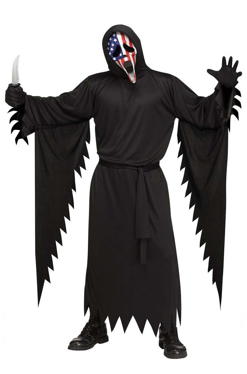 Brand New Scream Patriotic Ghost Face Adult Costume | eBay