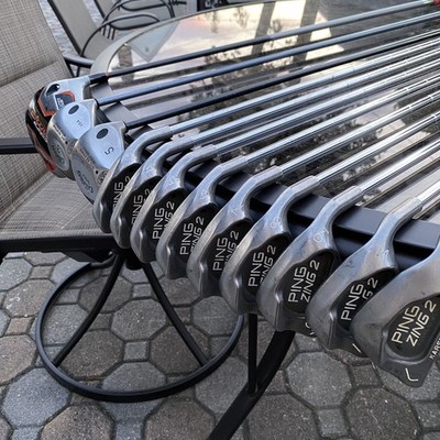 Ping Zing 2 Black Dot Iron Set R-Hand + Callaway Big Bertha Wood + Cobra Driver