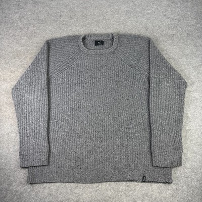 Finisterre Pullover Herren Medium Wollmischung Rippstrick Grobstrickpullover Fischer