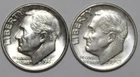 (2) Roosevelt Dimes - BU - 1947D 1952D - #1431ED - FREE SHIPPING