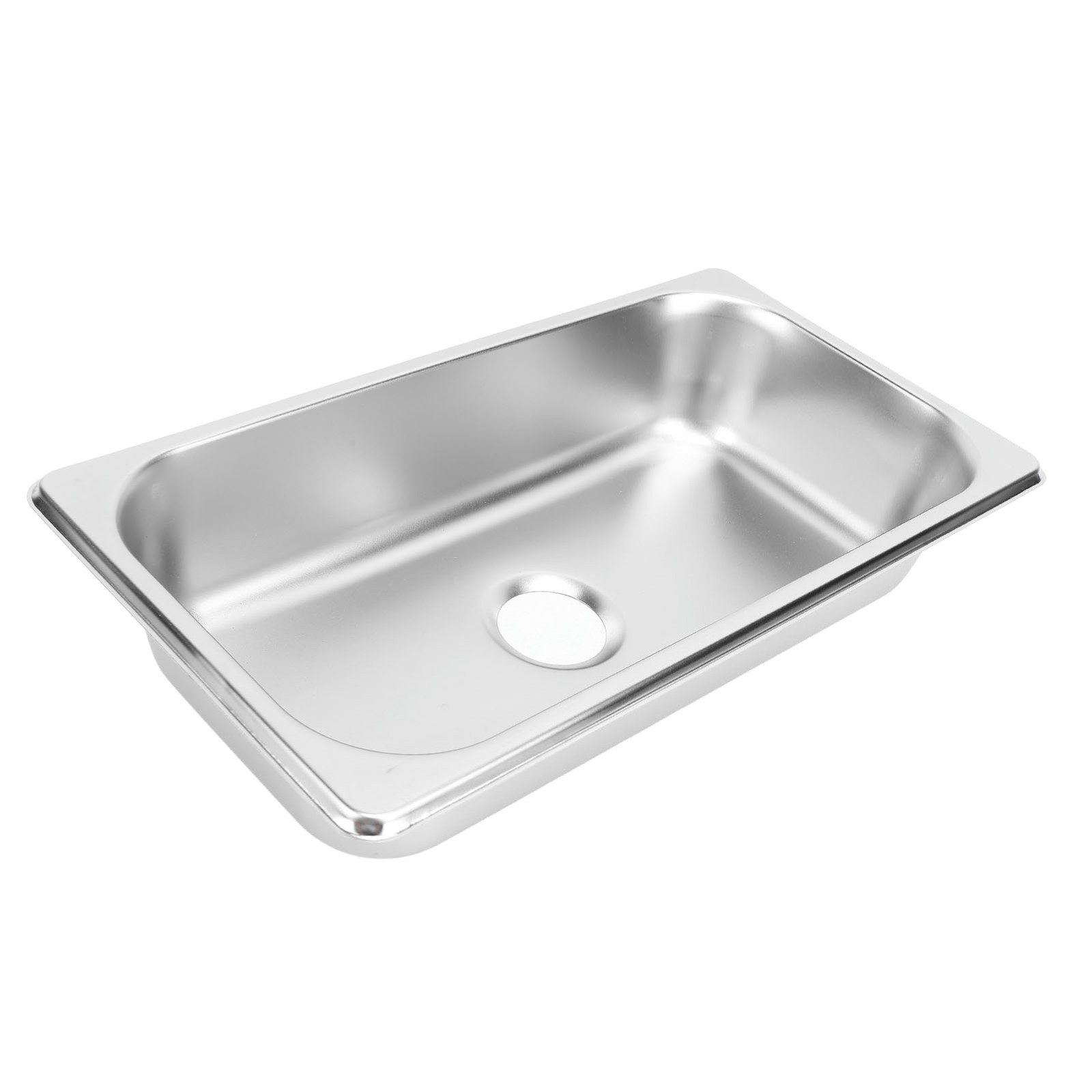 HOT RV Sink Stainless Steel 12.8x6.93x2.56in Embedded Hand Washing Basin With