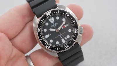 Vintage Seiko Turtle Diver's Automatic Watch 6309-7040 Working CLEAN FREE SHIP!