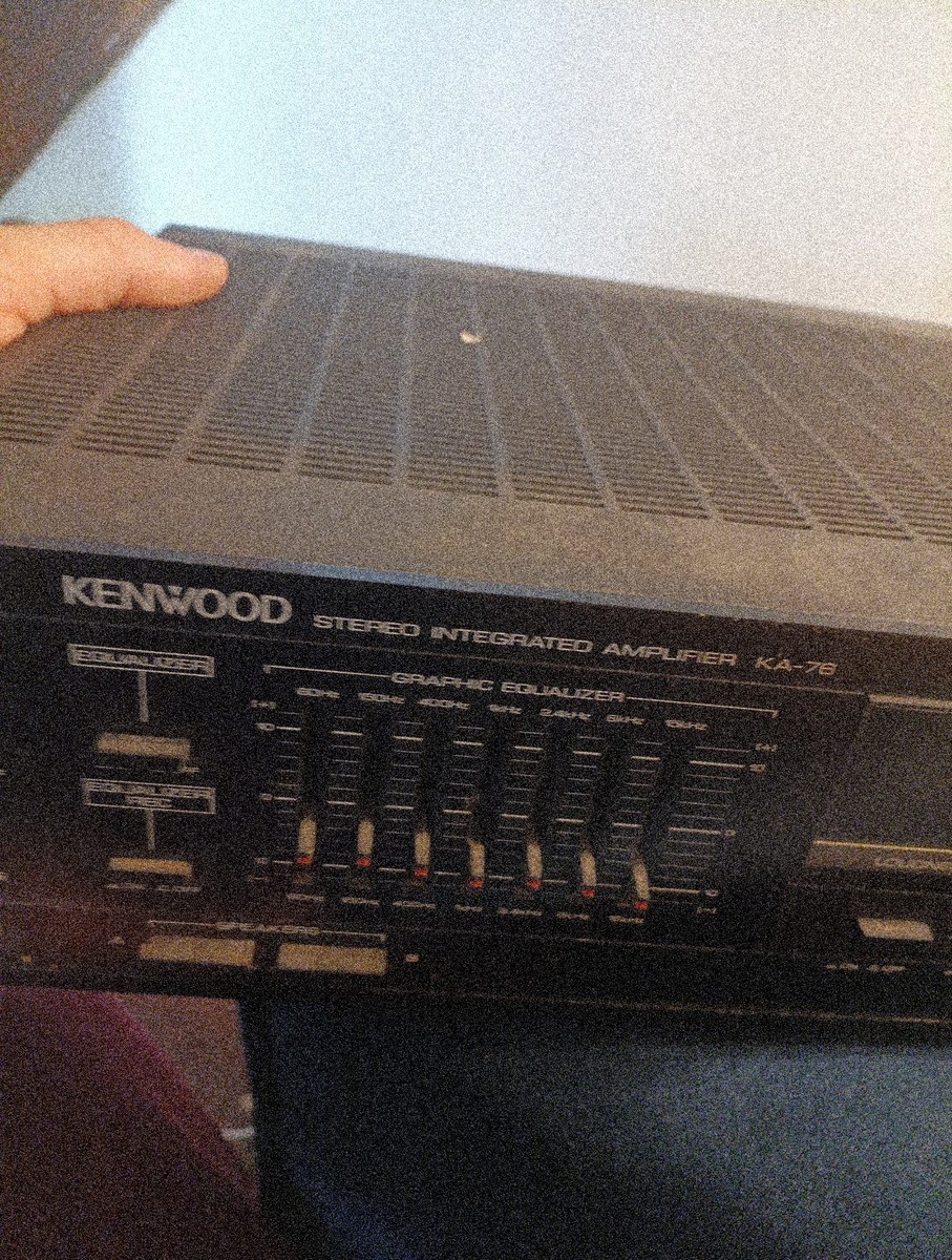 KENWOOD AVアンプ ブラック Kenwood KA-76 Stereo Integrated Amplifier AC 120V 60hz | eBay