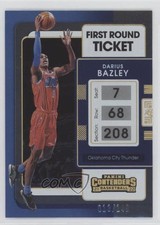 2021-22 Panini Contenders 1st Round Ticket 13/149 Darius Bazley #7 s3g