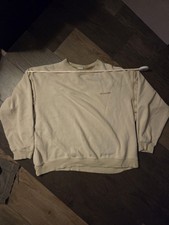 Columbia Beige Knit Pullover Sweater Men's XL Cotton Crew Neck Long Sleeve
