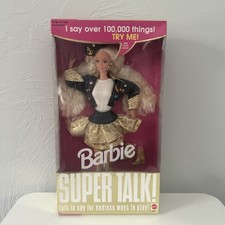 1994 Mattel SUPER TALK Barbie Doll 12290 NRFB