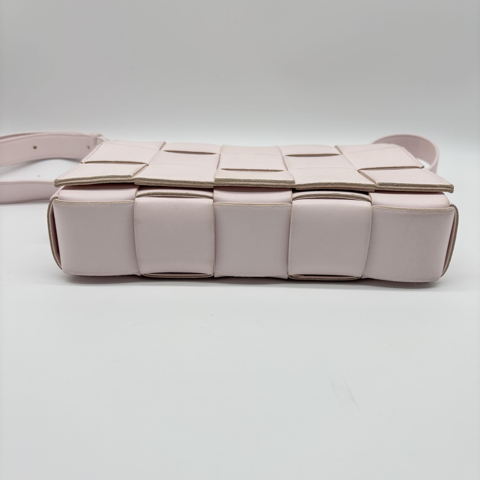 Pink Intrecciato Cassette Shoulder Bag - ## image 3