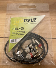 Pyle PPRCX05 Dual RCA Male To XLR Female Cable   5 ft Pro  Audio Adapter