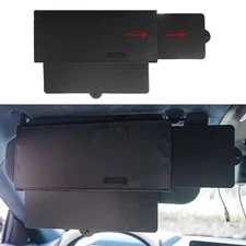 Car Sun Visor Extender Sunshade Extension Board Shield Anti-Glare Accessories