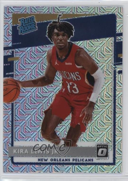 2020-21 Panini Donruss Optic Rated Rookie Choice Prizm Kira Lewis Jr #163 06ua