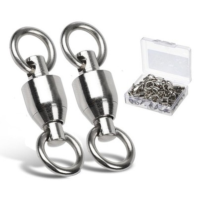 Ball Bearing Swivels, Stainless Steel, Welded Rings, Saltwater, Freshwater