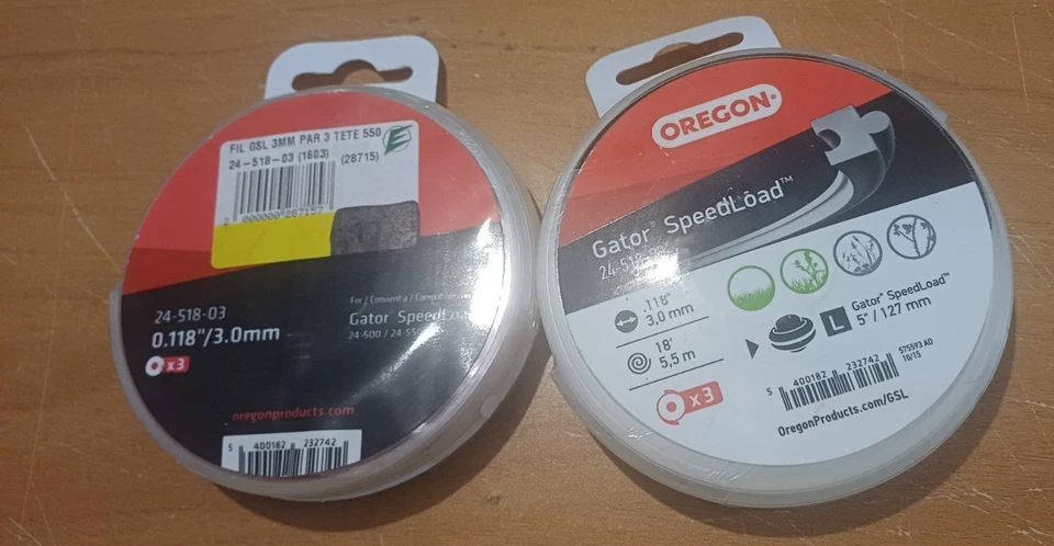 Pack 3fils nylon SPEEDLOAD OREGON Ref 2451803 lot de 2 - Photo 1/2