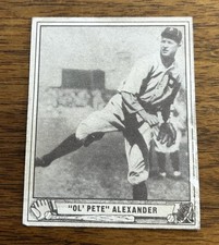 1940 Play Ball Baseball #119 Ol Pete Alexander Grover Cleveland