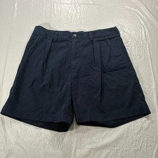Vintage Polo Ralph Lauren Navy Blue Shorts 34 6" Inseam Preppy