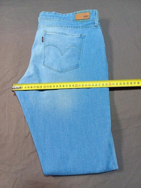Women Levi's Jeans Turquoise 34 / XXL