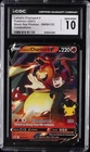 2021 POKEMON #SWSH133 LANCE'S CHARIZARD V CGC 10 GEM MINT