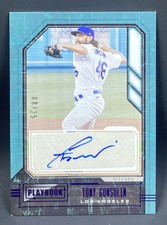 2021 Chronicles Playbook Purple 08/25 Tony Gonsolin Auto Card #PA-TG
