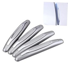 4PCS Car Door Edge Guards, Car Door Self Adhesive Anti-Collision Trim gray
