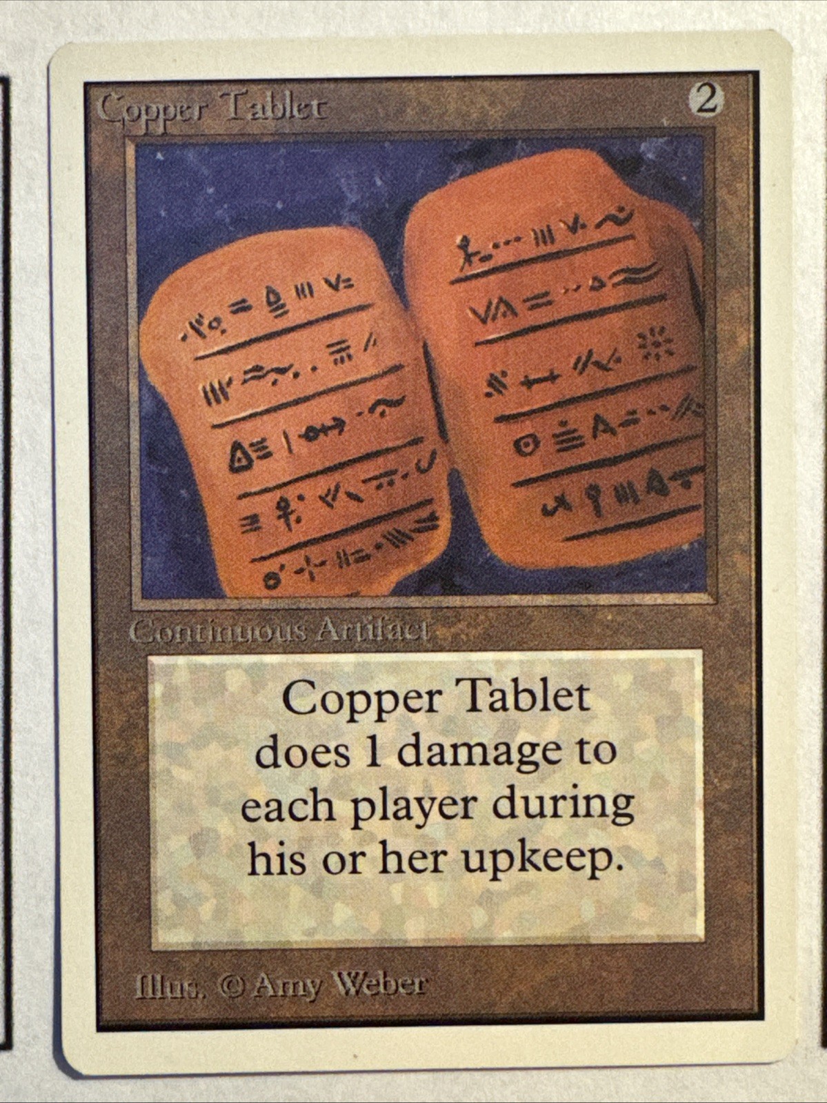 MTG - Magic The Gathering - Copper Tablet (LP)- Unlimited