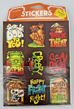 80s/90s Vintage Eureka Halloween Stickers Pac...