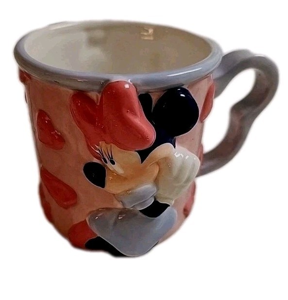 Collectible,  3D Disney Pink Minnie Mouse Ceramic Coffee Mug