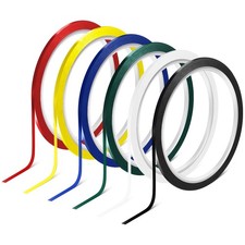 6 Rolls 1/8 Whiteboard Tape - Thin Dry Erase for Art, Charts Whiteboards - ...