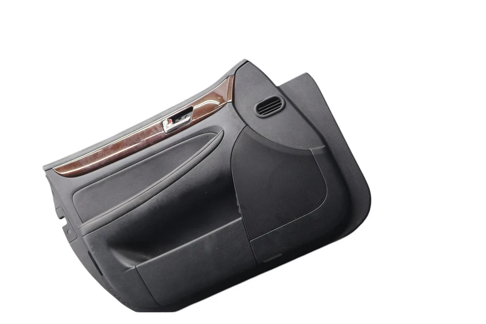 Hyundai Genesis 2009 cubierta interior del panel de la puerta del lado del conductor delantero izquierdo OEM Foto 4 de 4