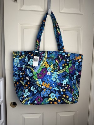 Vera Bradley Grand Tote 2.0 In Midnight Blues Retired pattern NWT