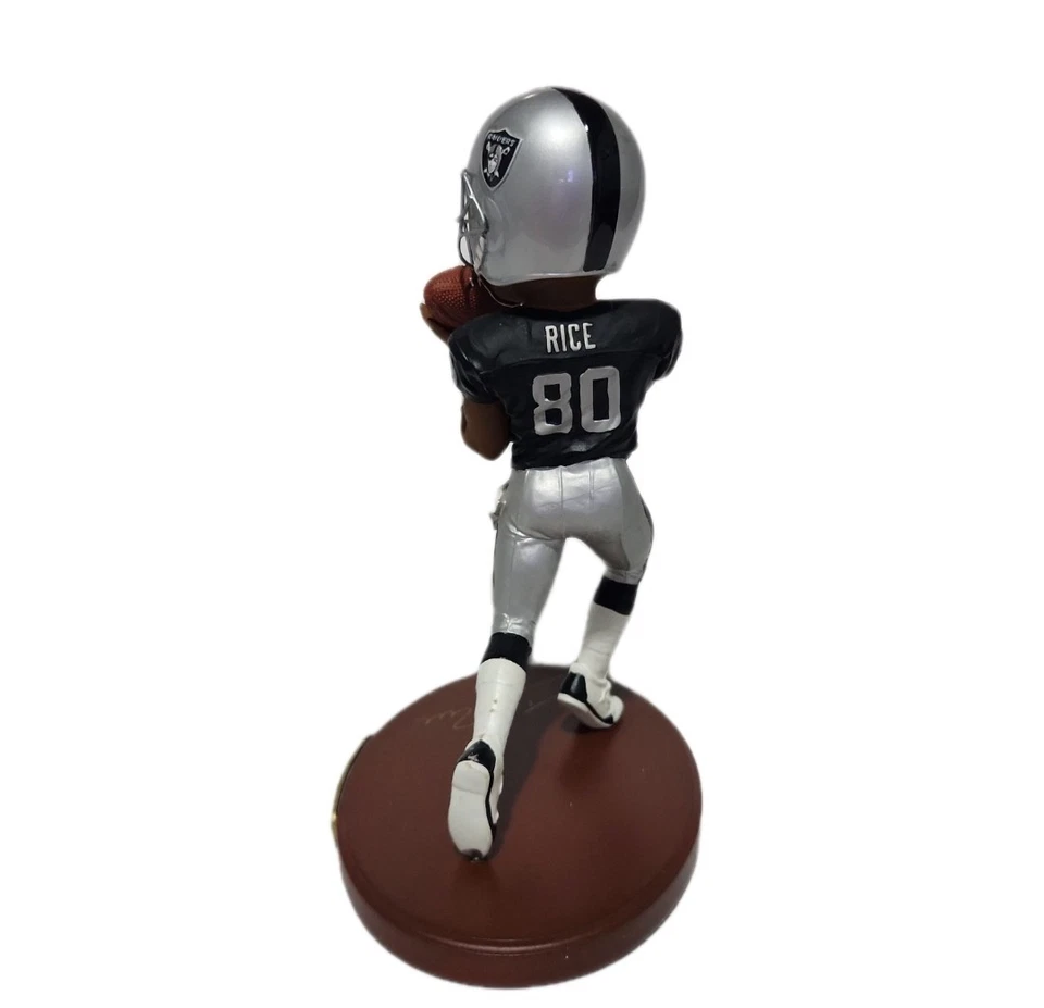 Estatueta 2002 Memory Company Jerry Rice Oakland Raiders edição limitada /5000 - Imagem 4 de 4