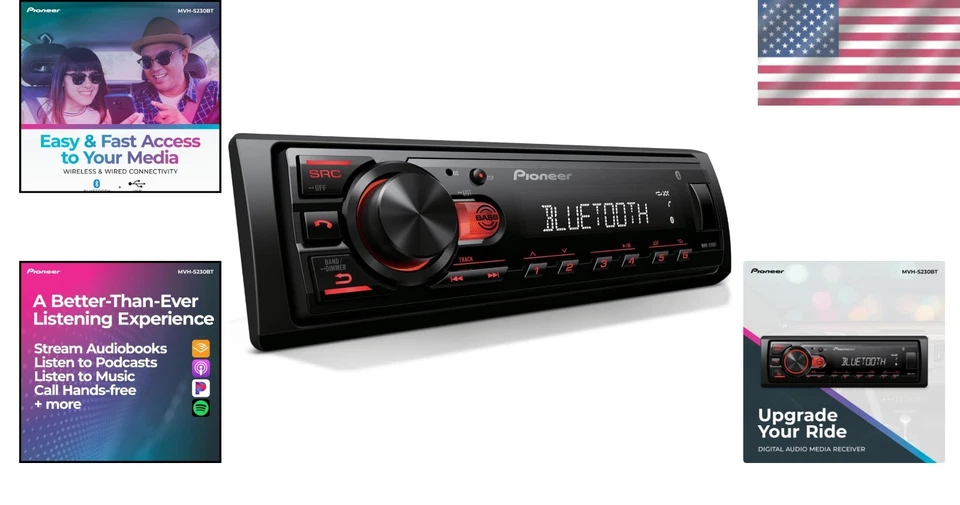 In-Dash Digital Media Receiver - Bluetooth, USB - Image 2 of 4