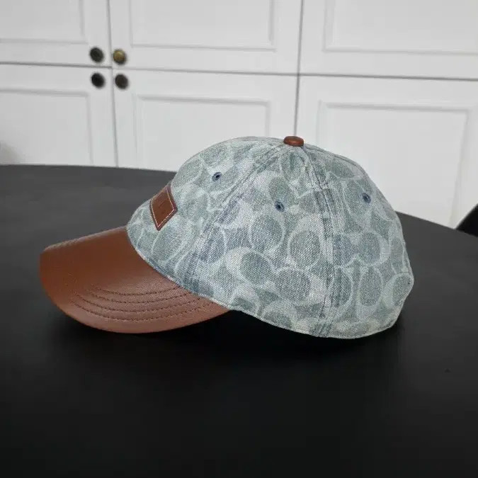 Coach Signature Pattern Baseball Cap C7808