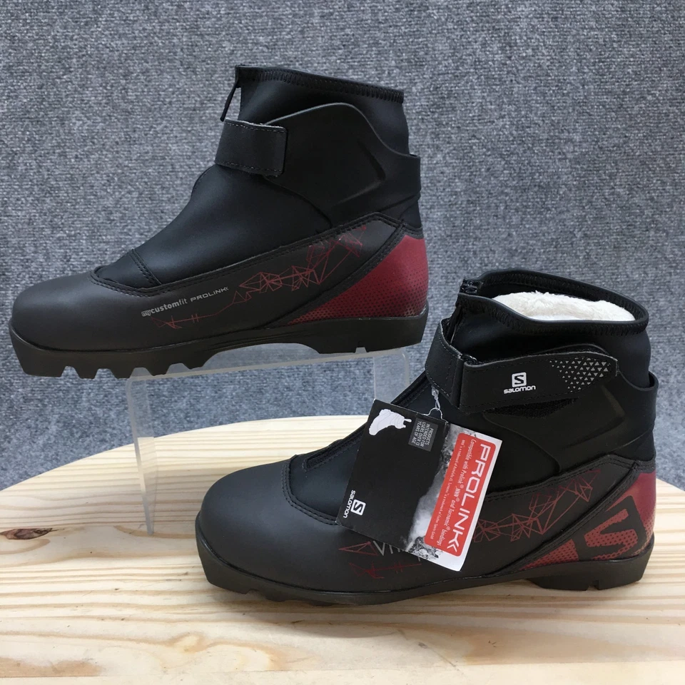 Salomon Botas Mujer 7.5 Vitane Plus Botines de Esquí Negros 3M Thinsulate Cremallera NUEVO Foto 2 de 4