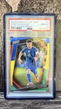 2023 Panini NSCC VIP Gold Christian Pulisic Blue Yellow Green Jry Number SSP