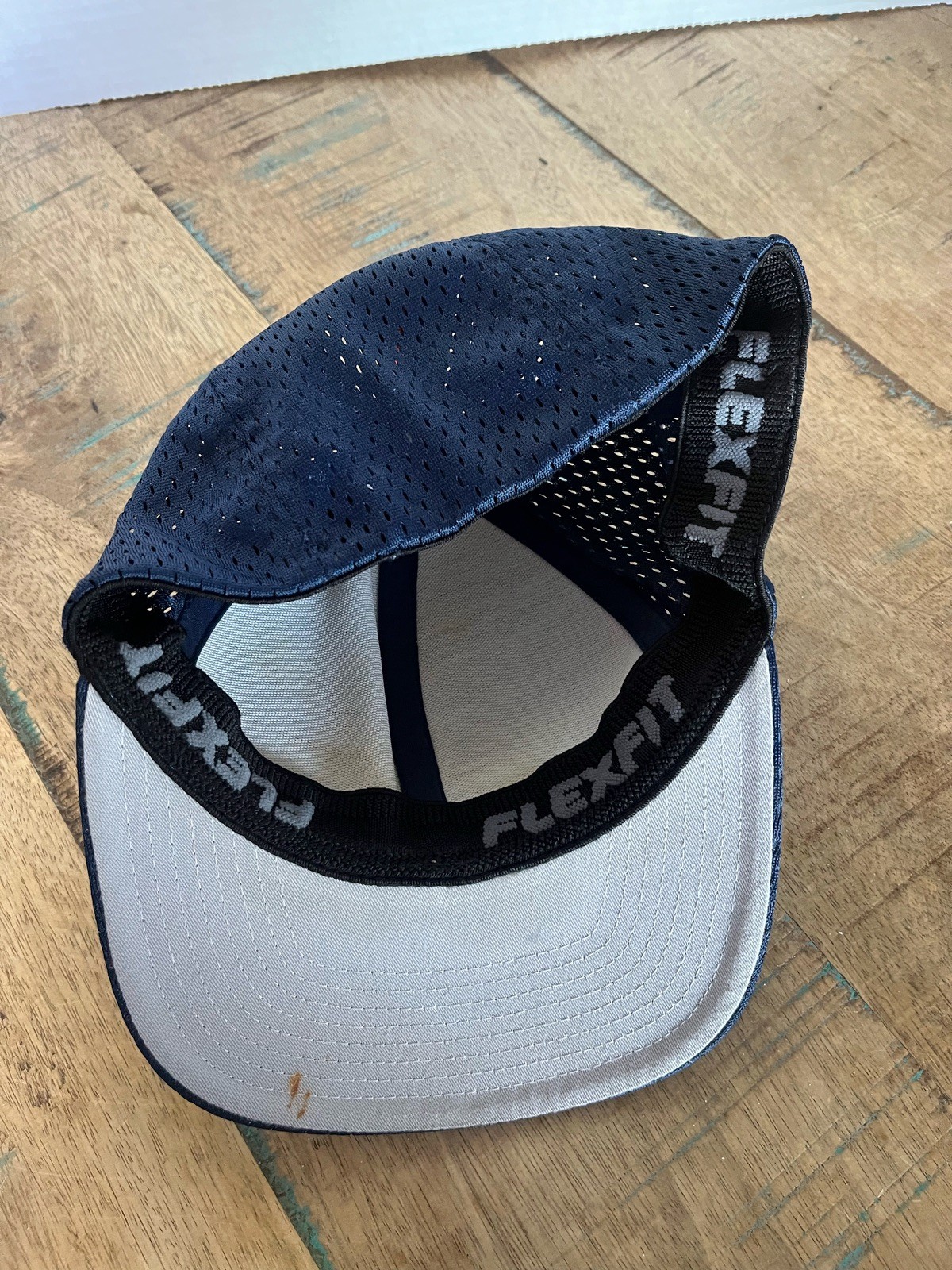 Solid Plain Blue Lids Hat Fitted Flex Fit Adult S… - image 7