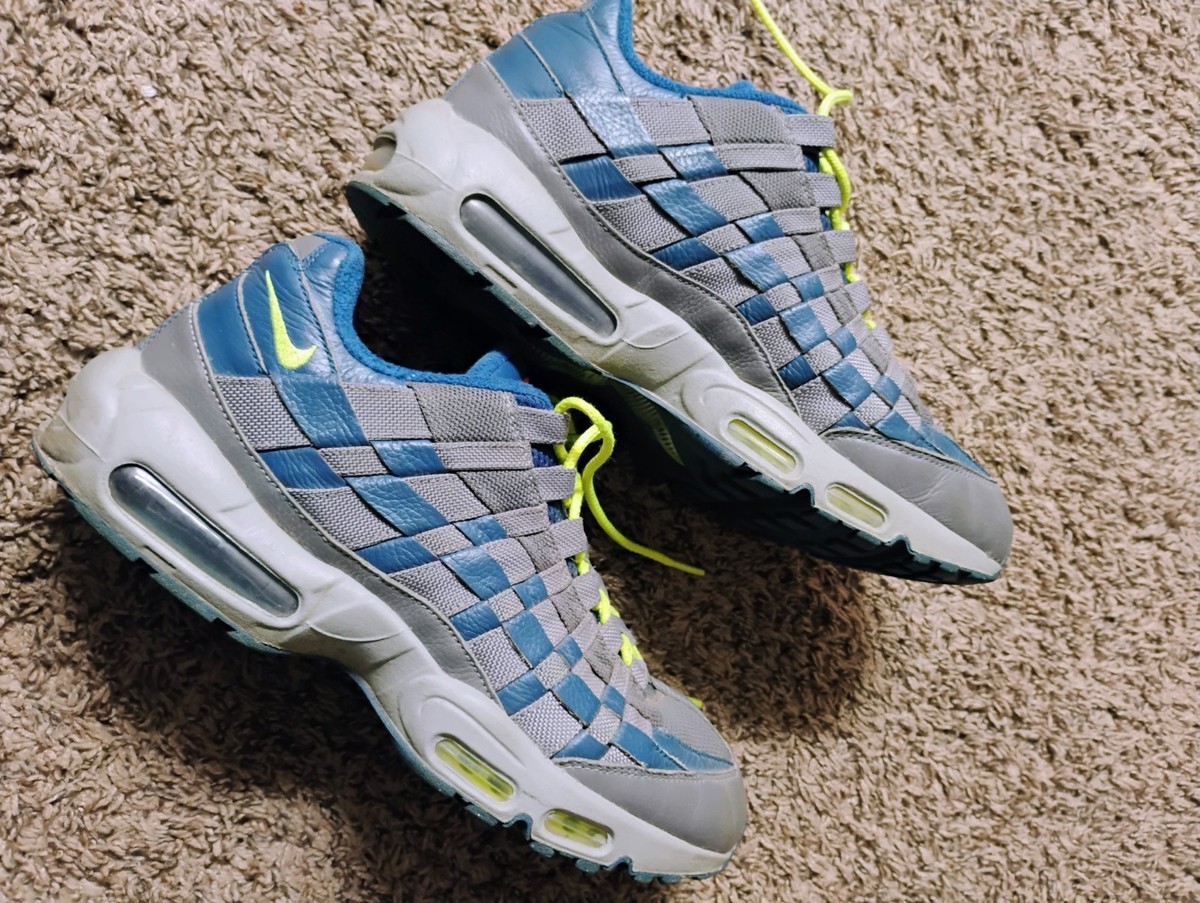 nike air max 95 ultra se grey and blue