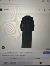 Jcrew Long Linen Dress Large Jcrew Final Sale 