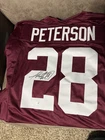 Adrian Peterson oklahoma Signed Football Jersey JSA Authenticated