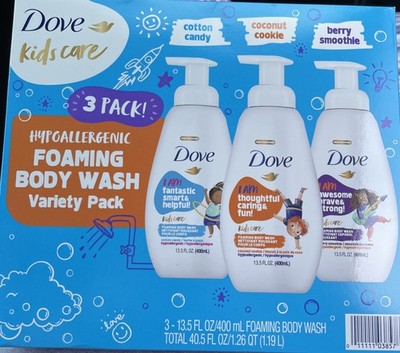 Dove Kids Care Foaming Body Wash, Variety Pack, 13.5 fl. oz., 3 pk.