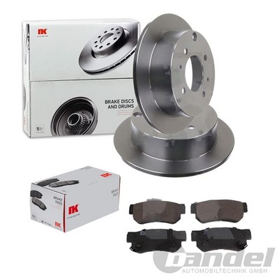 NK BREMSSCHEIBEN 262mm + BELÄGE HINTEN passend für HYUNDAI MATRIX FC SONATA 4 EF