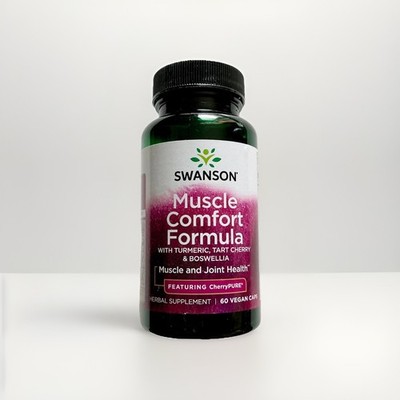 Swanson Muscular Comfort Formula 60 Vegan Caps Featuring CherryPURE