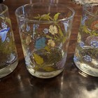 Vtg MCM Dorthy Thorpe California flowers 3 LOT replacement glasses ~signed~ — photo 4