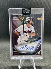 2021 Topps Chrome Black Alex Kirilloff Rookie Auto /150 Encased Twins CBA-AK