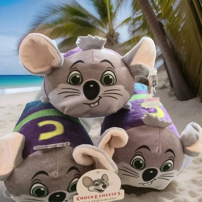 Chuck E Cheese Rare New Collectors- 3 Friends Official Limited Soft Plushy Band.