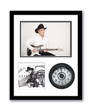 Clint Black Autographed Signed 11x14 Custom Framed CD Photo Spend My Time ACOA