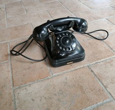 Telefono SIP Face Standard Nero Bachelite Vintage Modernariato Epoca 