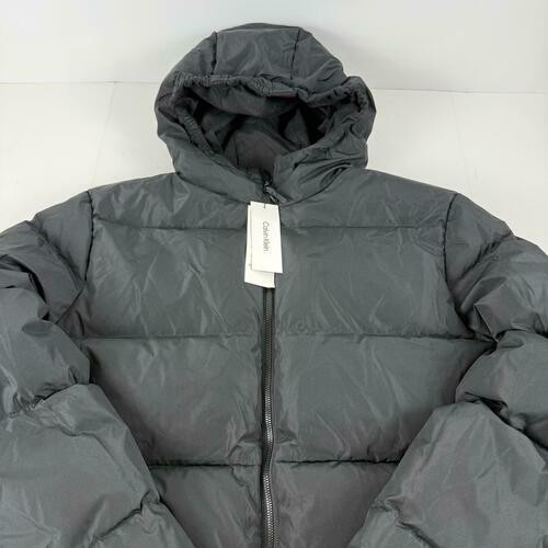 Calvin Klein Reversible Puffer Jacket Black Beauty Size Large Down Fill Mens image 8