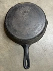 Vintage Wagner Ware Sidney O 1058 V #8 Cast Iron Skillet With Double Spout