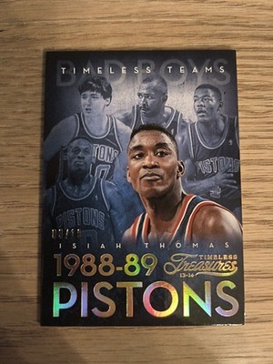 2013-14 Timeless Treasures  ,Isaiah Thomas ,Timeless Teams,Bad Boys,Gold 03/10