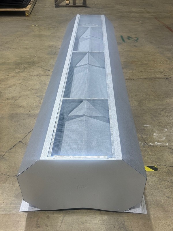 Continuous Ridge Ventilator- Metallic Products Roof Vent- 18 each total